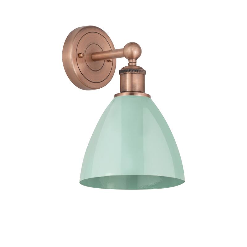 Innovations Lighting 616-1W-12-8 Plymouth Sconce Plymouth Dome 12"