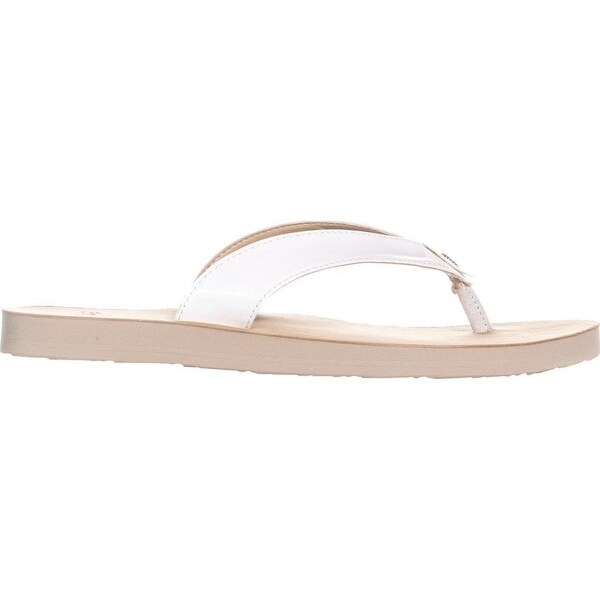 ugg white flip flops
