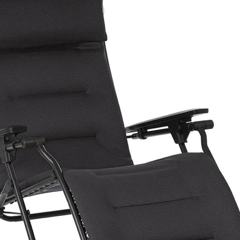 Outdoor Zero Gravity Chair Steel Frame with Removable Cushion