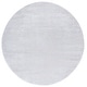 preview thumbnail 18 of 17, SAFAVIEH Whisper Ardiana Contemporary Stripe Fringe Rug 6'7" Round - Blue/Grey - Round