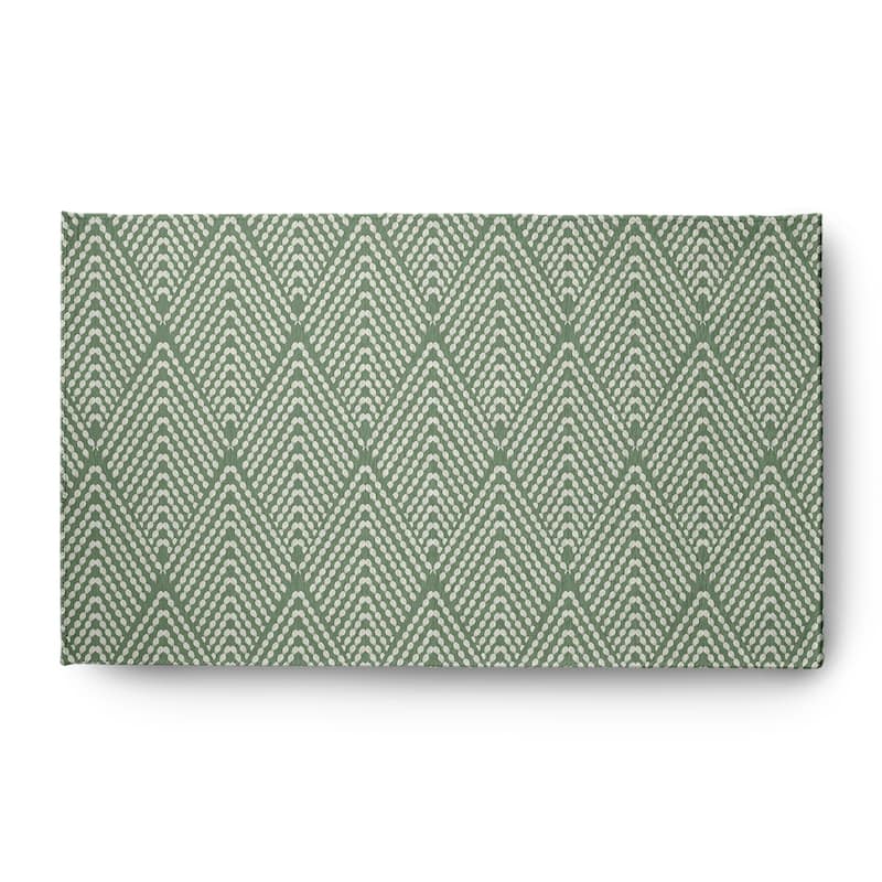Lifeflor Diamond Spring Chenille Rug - 3' x 5' - Muted Green