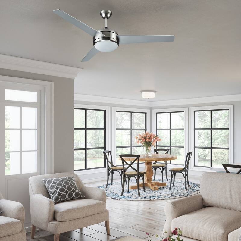 Design House Treviento LED 52-inch Contemporary Indoor Ceiling Fan with LED Light Kit