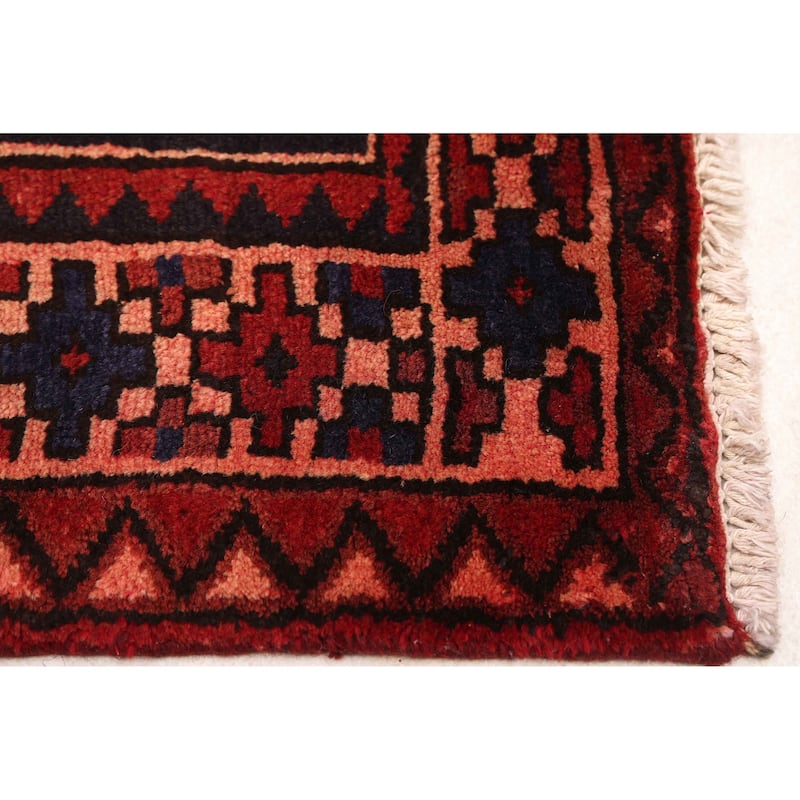 ECARPETGALLERY Hand-knotted Andelz Red Wool Rug - 3'7 x 6'9