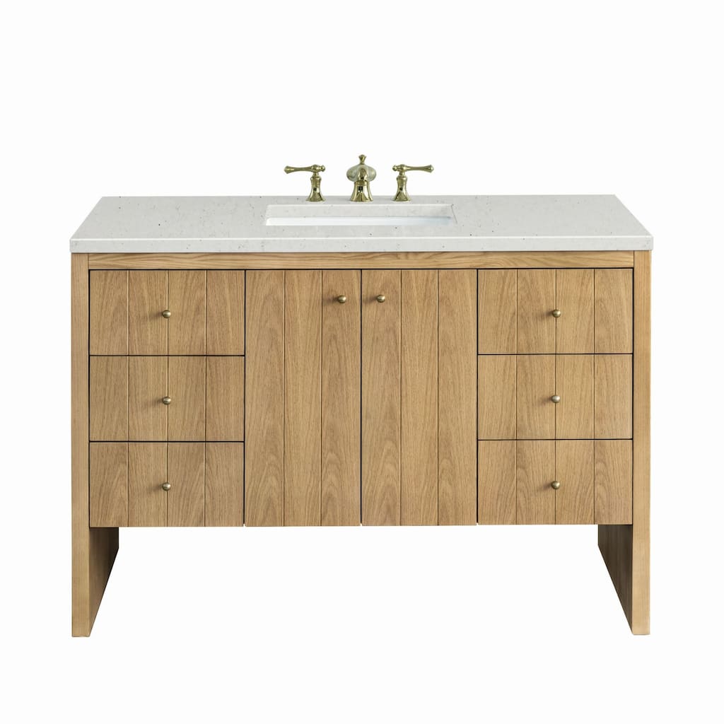 James Martin Vanities 435-V48-3LDL Hudson 48" Single Basin Wood Vanity