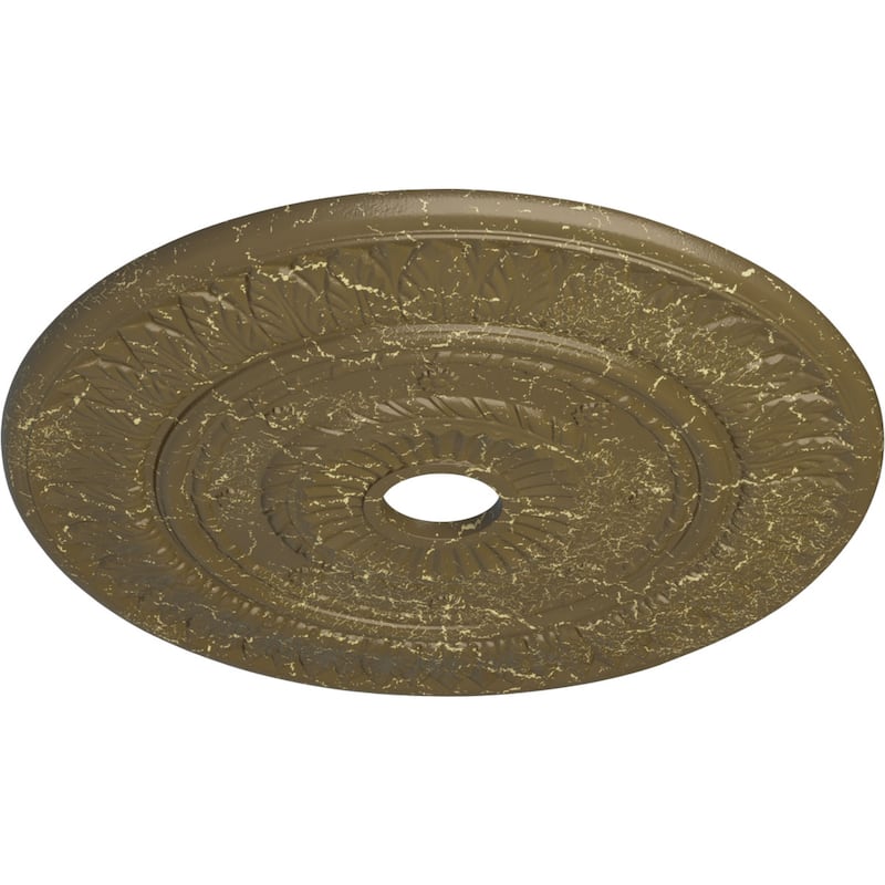 26 3/4"OD x 3 5/8"ID x 1 1/8"P Leaf Ceiling Medallion