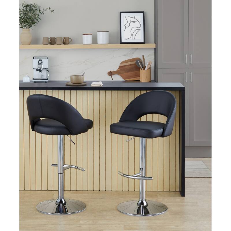 Renee Adjustable Barstool - Set of 2