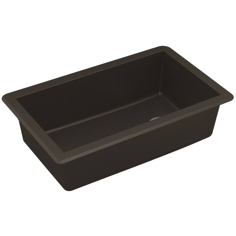 Karran USA QU-670 Undermount Quartz/Granite 32" Single Bowl Kitchen