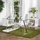 preview thumbnail 2 of 12, Furniture of America Marisa Contemporary 59-inch Metal Convertible Computer Desk
