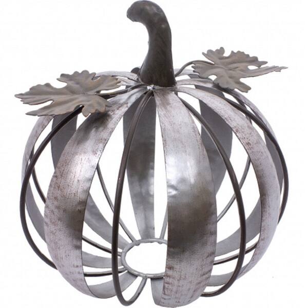 Shop 8 5 Large Bronze Metal Pumpkin N A Overstock 30917721