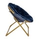 preview thumbnail 22 of 56, Kids Folding Synthetic Fur Saucer Chair for Playroom or Bedroom - 12.25"D x 22.75"W x 22"H