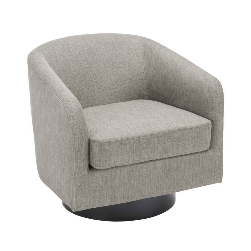 Modern 360°Swivel Accent Chairs Barrel Armchairs