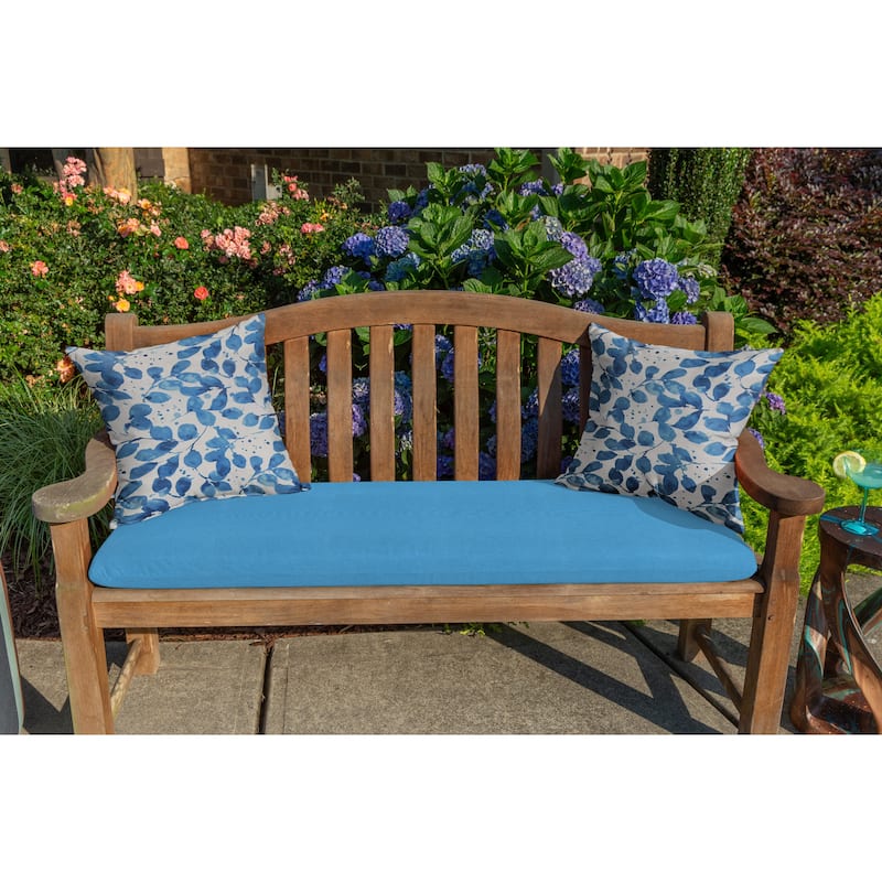 Casual Cushion Floral 1-Piece Indoor/Outdoor Lumbar Pillow, 19"W x 12"L, Grove Taupe