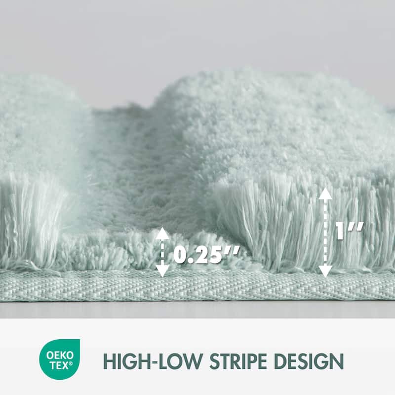 Madison Park Tufted Pearl Channel Solid Bath Rug