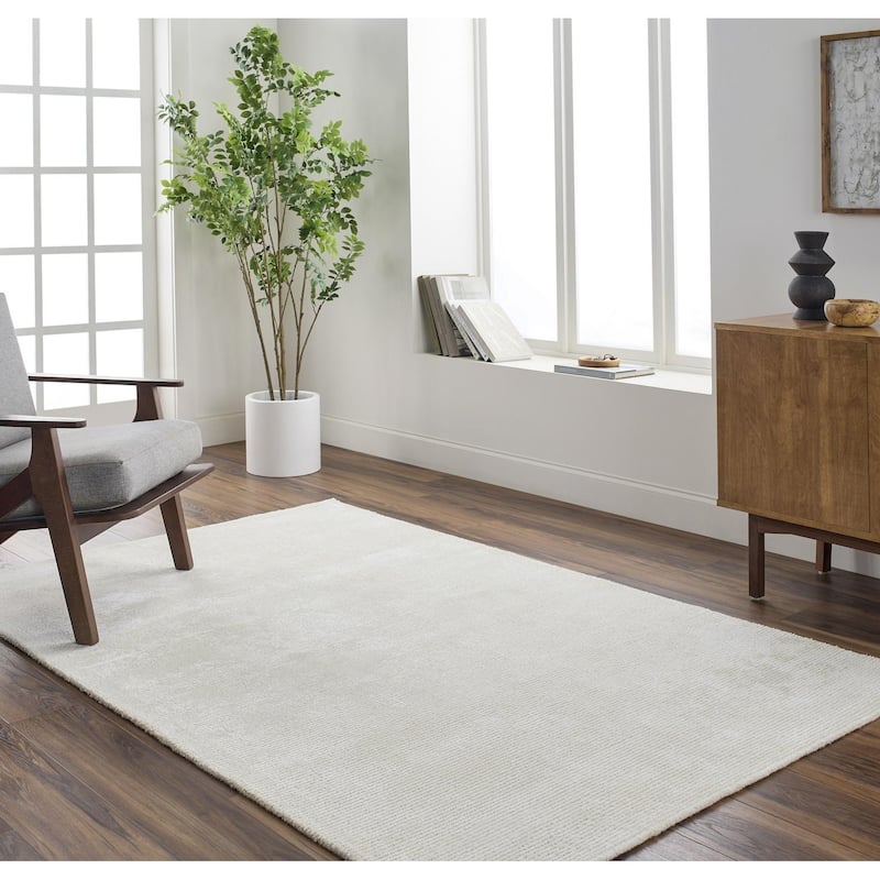 Livabliss Richmond Casual Stripe Area Rug - Off-White - 9' x 12'
