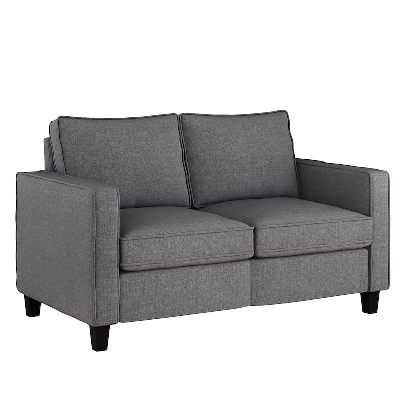 Georgia Upholstered 2 Seater Loveseat Sofa