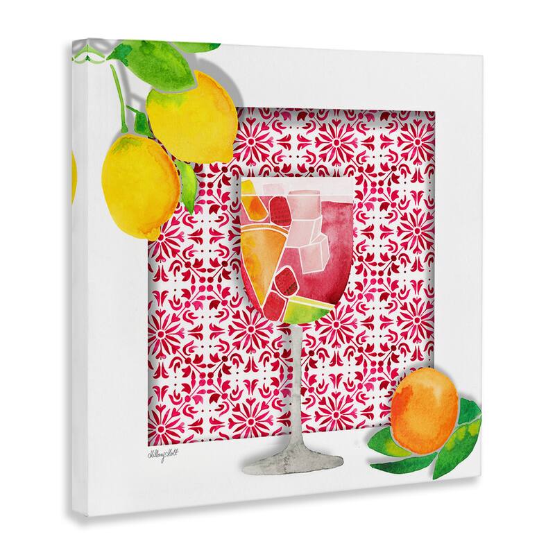 Stupell Fruity Sangria Drink Canvas Wall Art Design By Hillary Holt