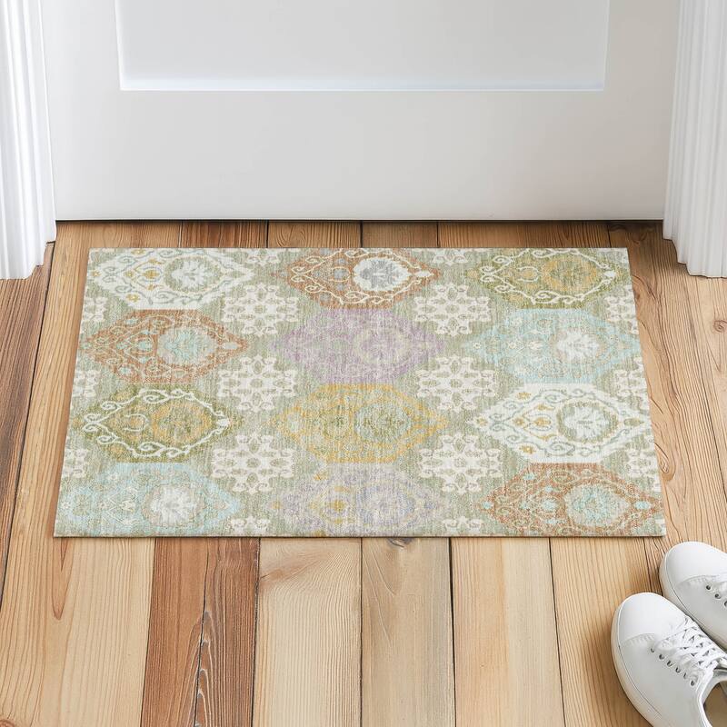 Machine Washable Indoor/ Outdoor Global Bayfield Chantille Rug