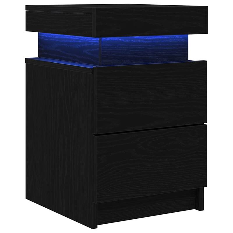 vidaXL Bedside Cabinet Engineered wood Standard Bedside Cabinet