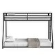 preview thumbnail 8 of 7, Twin Over Full Metal Bunk Bed with Guardrails, Convertible Ladder
