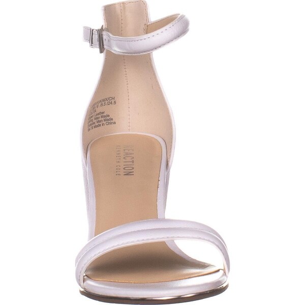 kenneth cole reaction white sandals