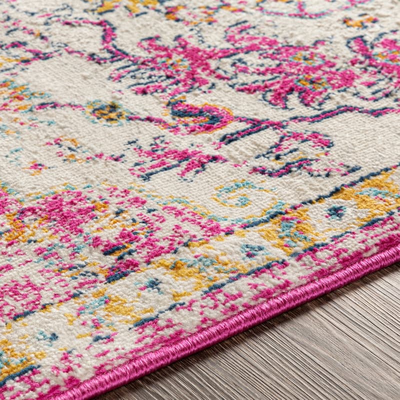 Livabliss Vintage Floransa Medallion Area Rug