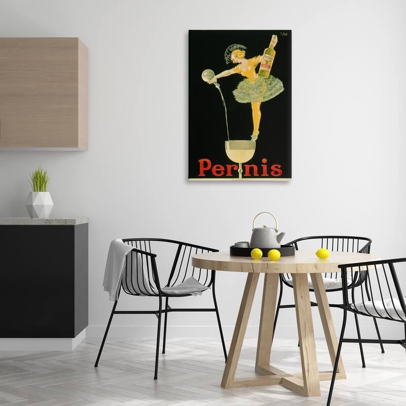 Stupell Vintage Pernis Wine Pour Canvas Wall Art Design By Marcus Jules