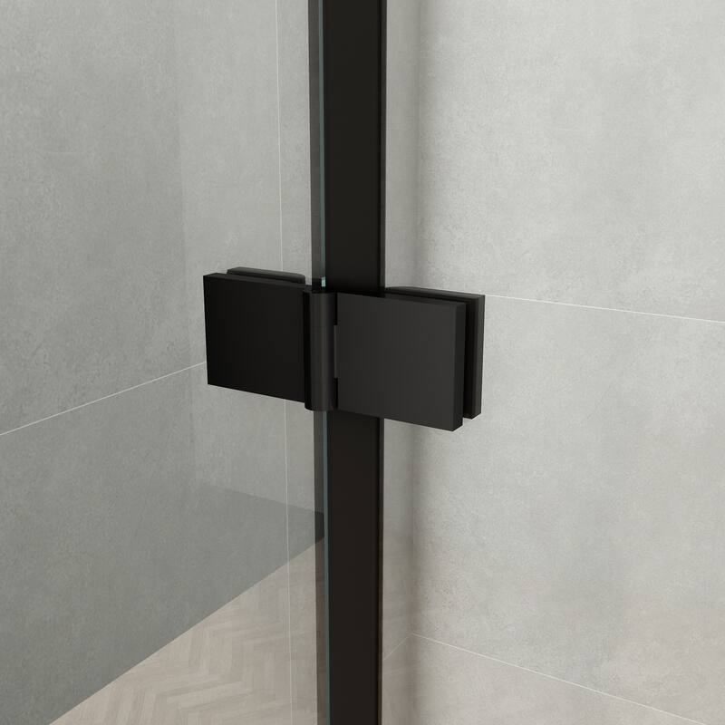 TOOLKISS Pivot Bi-Fold Prefab Alcove Shower Doors