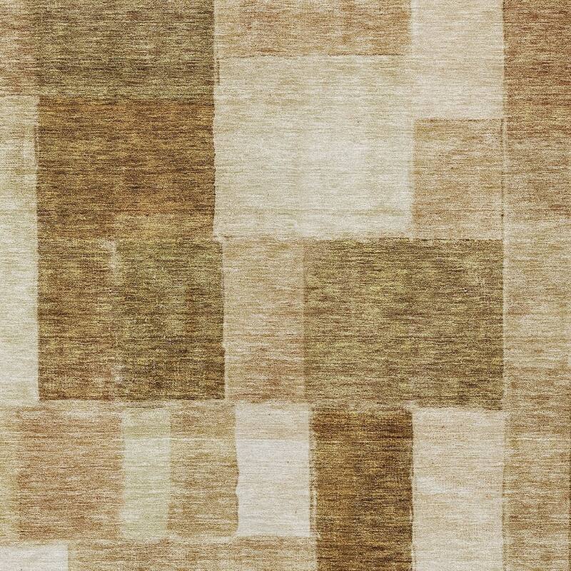 HomeRoots Geometric Transitional Rectangle Outdoor Rug