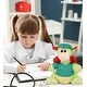 preview thumbnail 6 of 4, DolliBu Dragon Doctor Plush Toy with Cute Scrub Uniform and Cap Outfit - 8 inches