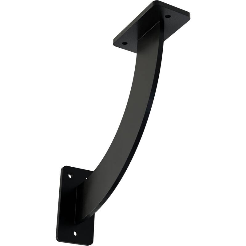 Bradford Steel Bracket - 2"W x 9"D x 9"H - Powder Coated Black