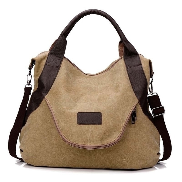 Shop Women&#39;s Handbag Shoulder Cross body Handbags Canvas Leather Large Capacity Bags - Free ...