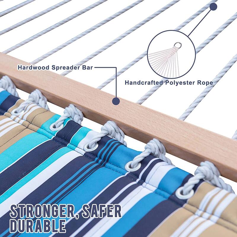 12 FT Double Quilted Fabric Hammock