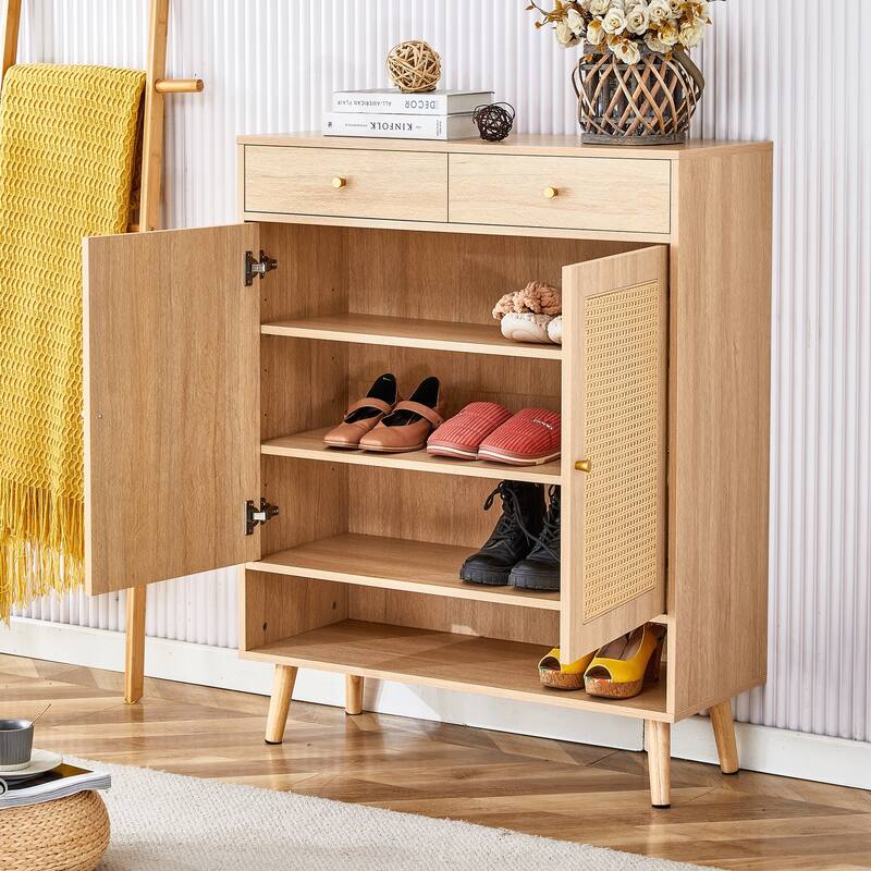 Versatile Minimalist Shoe Cabinet for Various Home Styles with Ample Storage