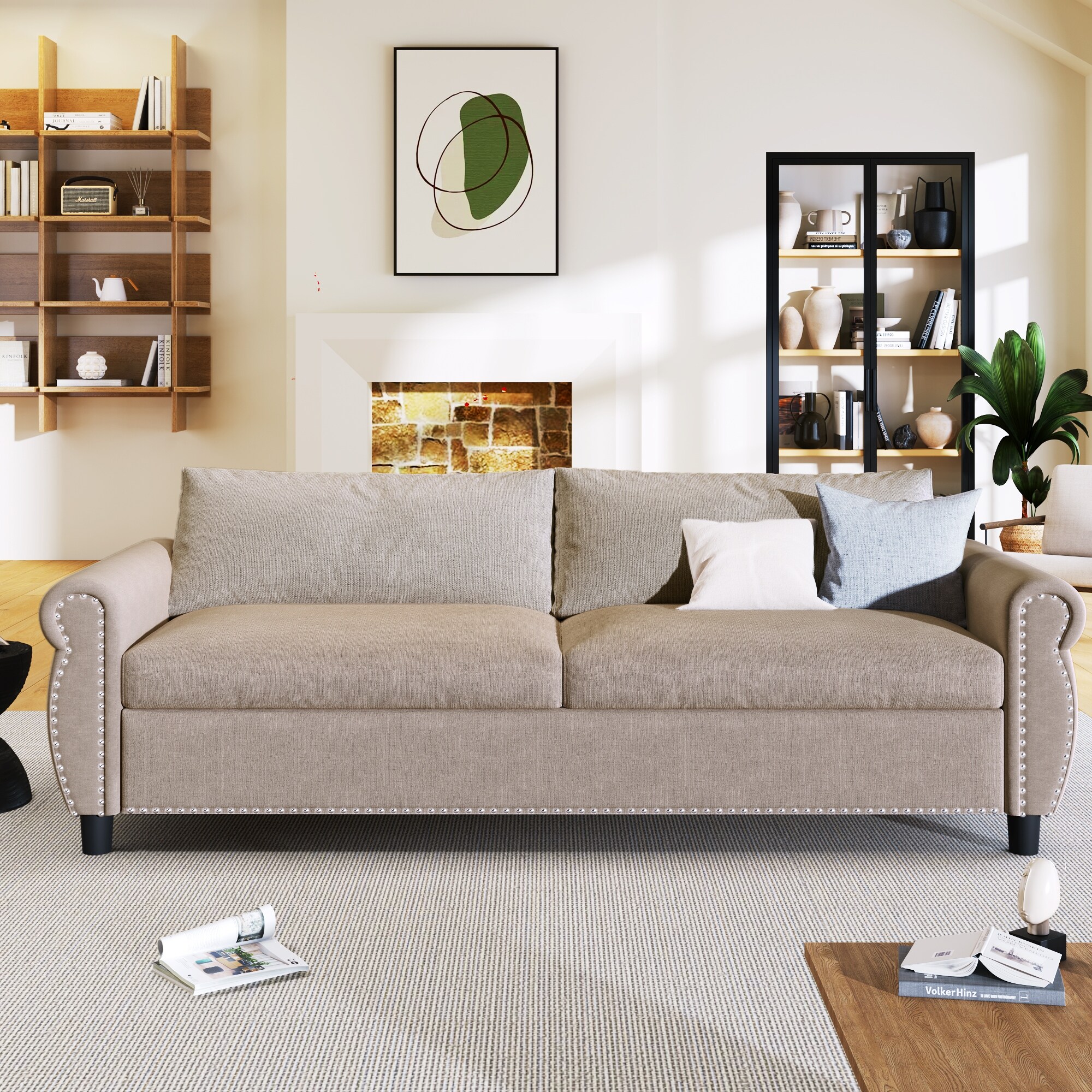 2 in 1 Sofa Bed Sleeper with Large Memory Mattress 63 70.9 3.3 inch Sleeper Sofa Accent Sofa Bed Bath Beyond 40258382