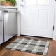 preview thumbnail 85 of 121, Premium Washable Super Soft Modern Plaid Mayfield Rug Gray - 1'8" x 2'6"
