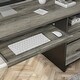 preview thumbnail 16 of 48, 55 inch Computer Desk with Keyboard Tray and Storage Drawers