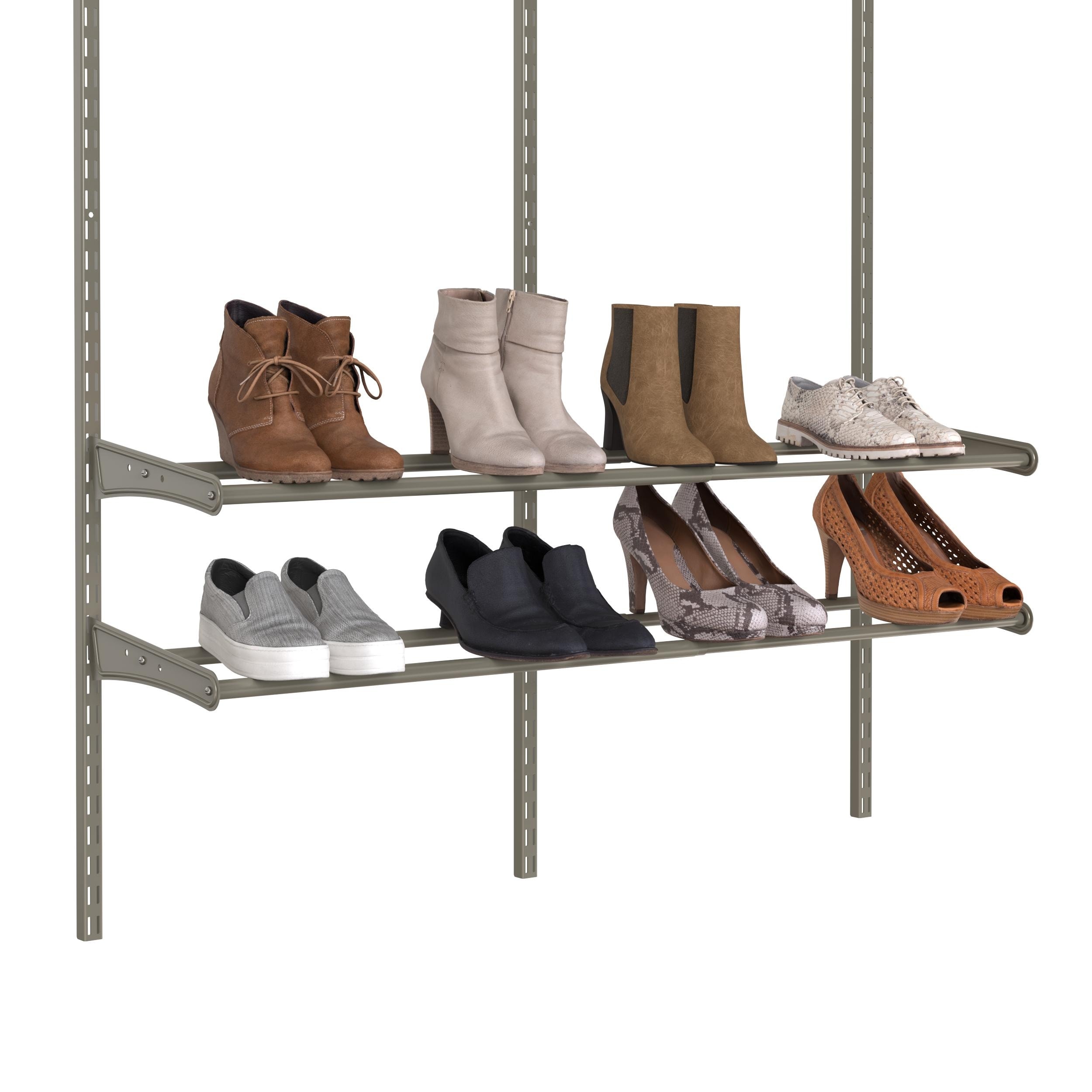 Closetmaid 10 pair shoe rack store