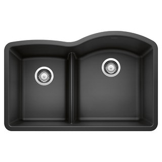 Blanco Biscuit Diamond Undermount Granite Kitchen Sink - 32" x 20.88" x 9.5"