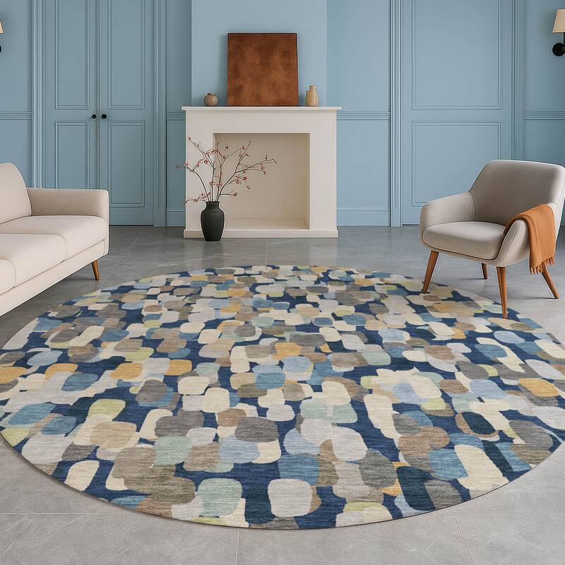 Machine Washable Indoor/ Outdoor Contemporary Drew Chantille Rug