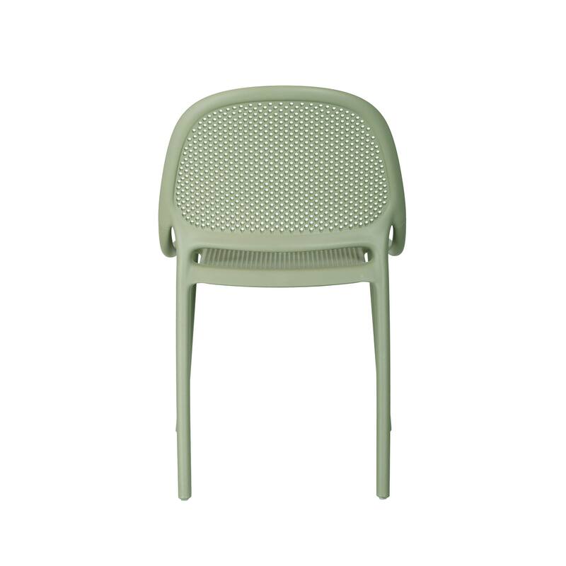 Shay Set of 4 Stackable Dining Chairs, Indoor/Outoor
