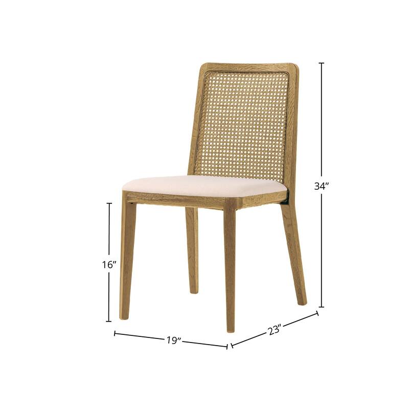 Benji Upholstered Ash Dining Chair (Set of 2)