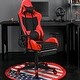 preview thumbnail 26 of 56, Costway Massage Gaming Chair Reclining Racing Office Computer Chair