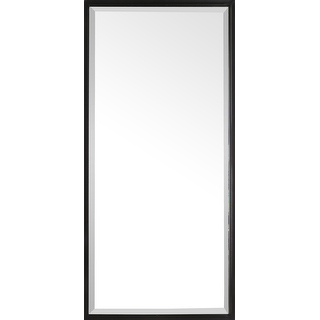 mirror mirrors rectangle framed bathroom frame beveled vanity modern metal industrial 35x16 entryway