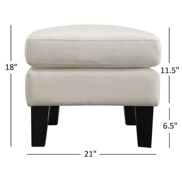 Uptown Modern Accent Chair and Ottoman by iNSPIRE Q Classic On Sale