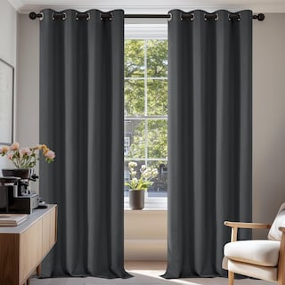 Deconovo Grommet 52 Width Curtains (2 Panel)