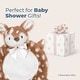 preview thumbnail 5 of 4, Bearington Baby Wee Willow 9" x 7" Small Fawn Security Blanket
