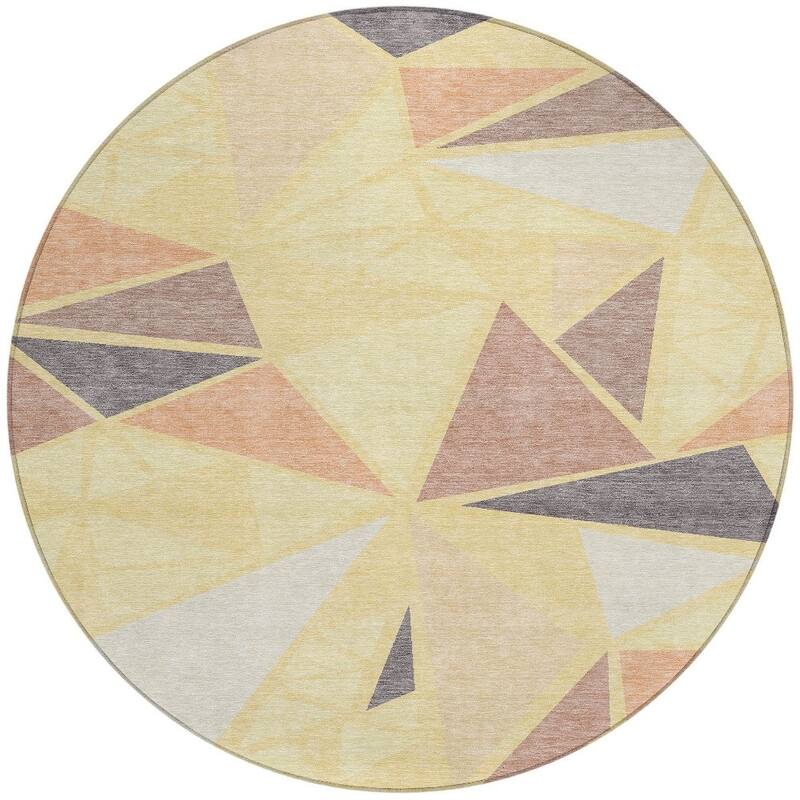 HomeRoots Geometric Transitional Rectangle Outdoor Rug