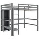 preview thumbnail 16 of 16, Full Size Loft Bed with Built-in Desk & Playable Shelf Bench by Harper&Bright Designs