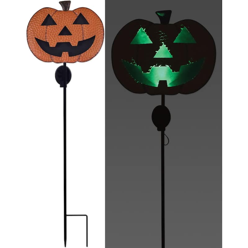 Pumpkin Solar Stake 42"