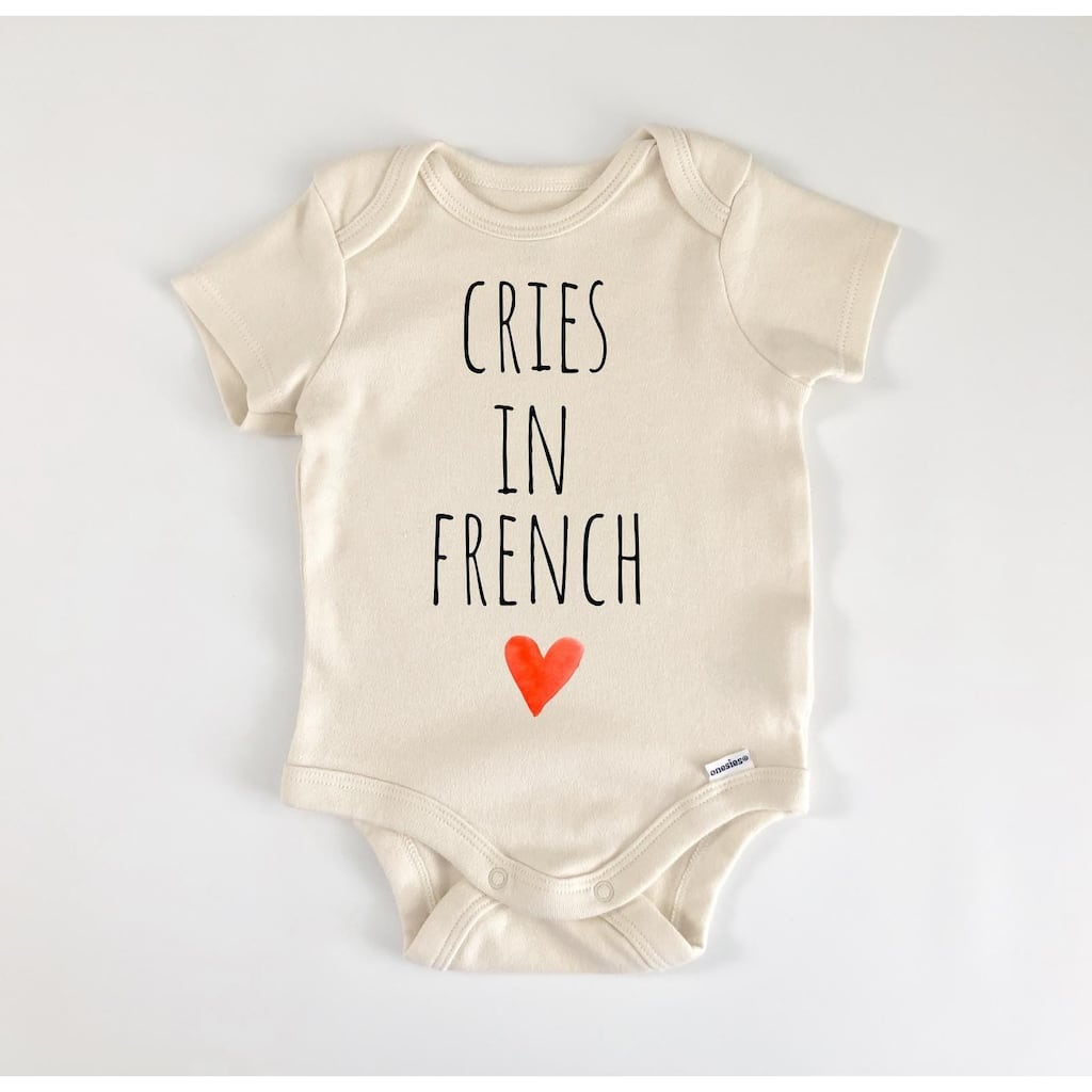 French France - Baby Boy Girl Clothes Infant Bodysuit Funny Cute Newborn
